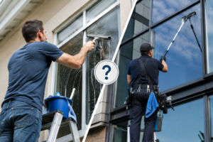 Before you get on a ladder to clean your windows, read this. Real safety data, honest cost comparison and the specific risks GTA homeowners face with two and three storey homes.
