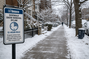 Toronto's Sidewalk Snow Removal Bylaw: The 12-Hour Rule and What Happens If You Do Not Follow It