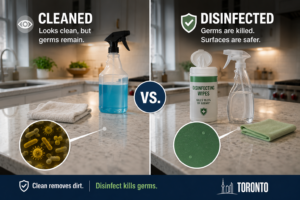 Is Your Home Actually Disinfected or Just Cleaned? What Toronto Homeowners Need to Know 