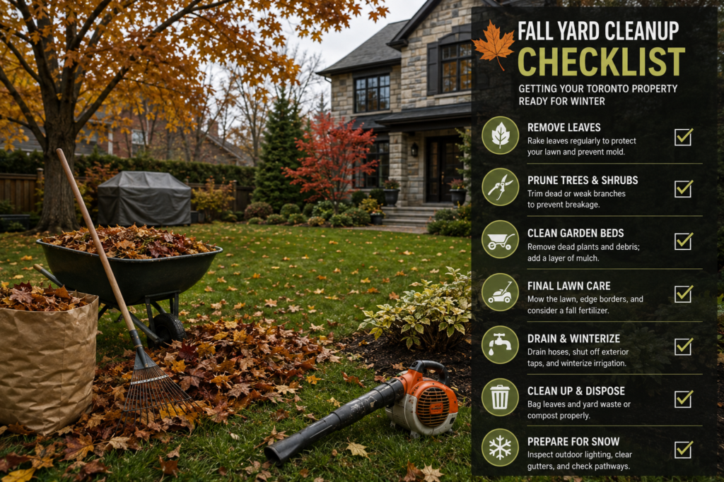 Fall Yard Cleanup Checklist for Toronto Homeowners: Getting Your Property Ready for Winter